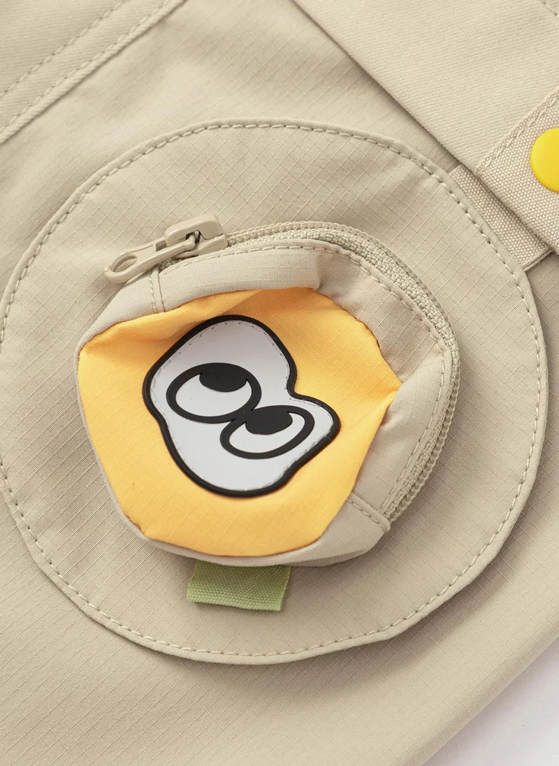 Balabala Beige Toddler Unisex Woven trousers  | Best Price UAE